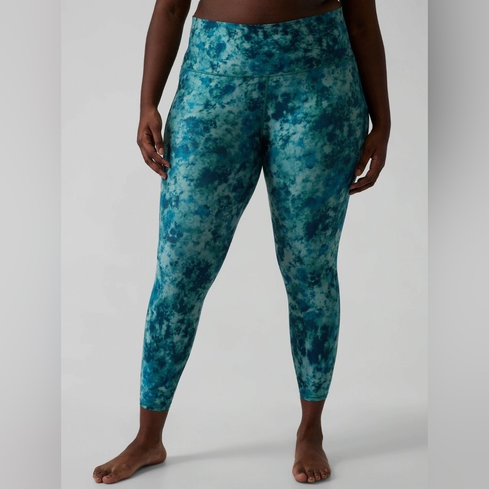 ATHLETA Salutation Stash Pocket II Printed 7/8 Tight 3X